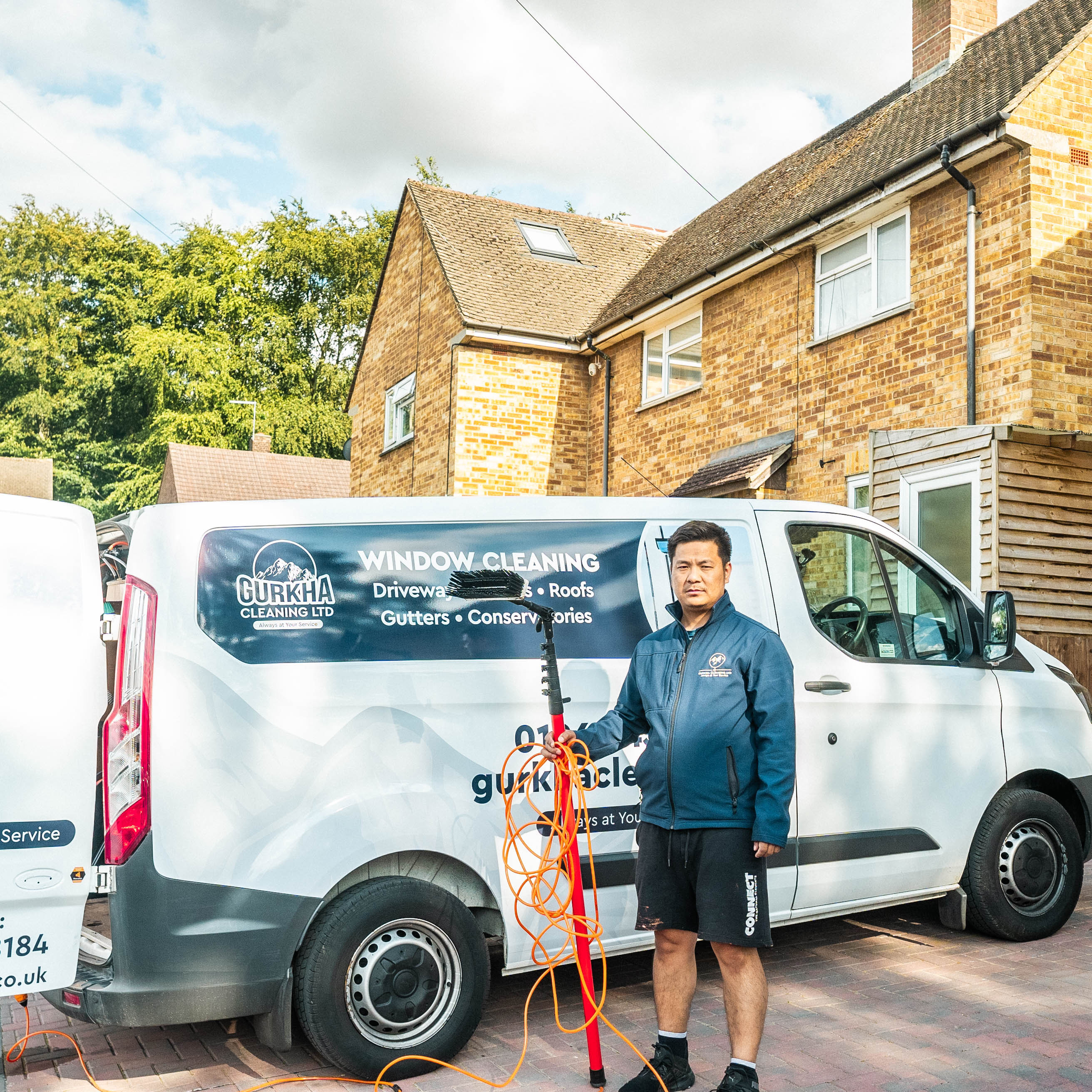 Window Cleaning Services - Company Car