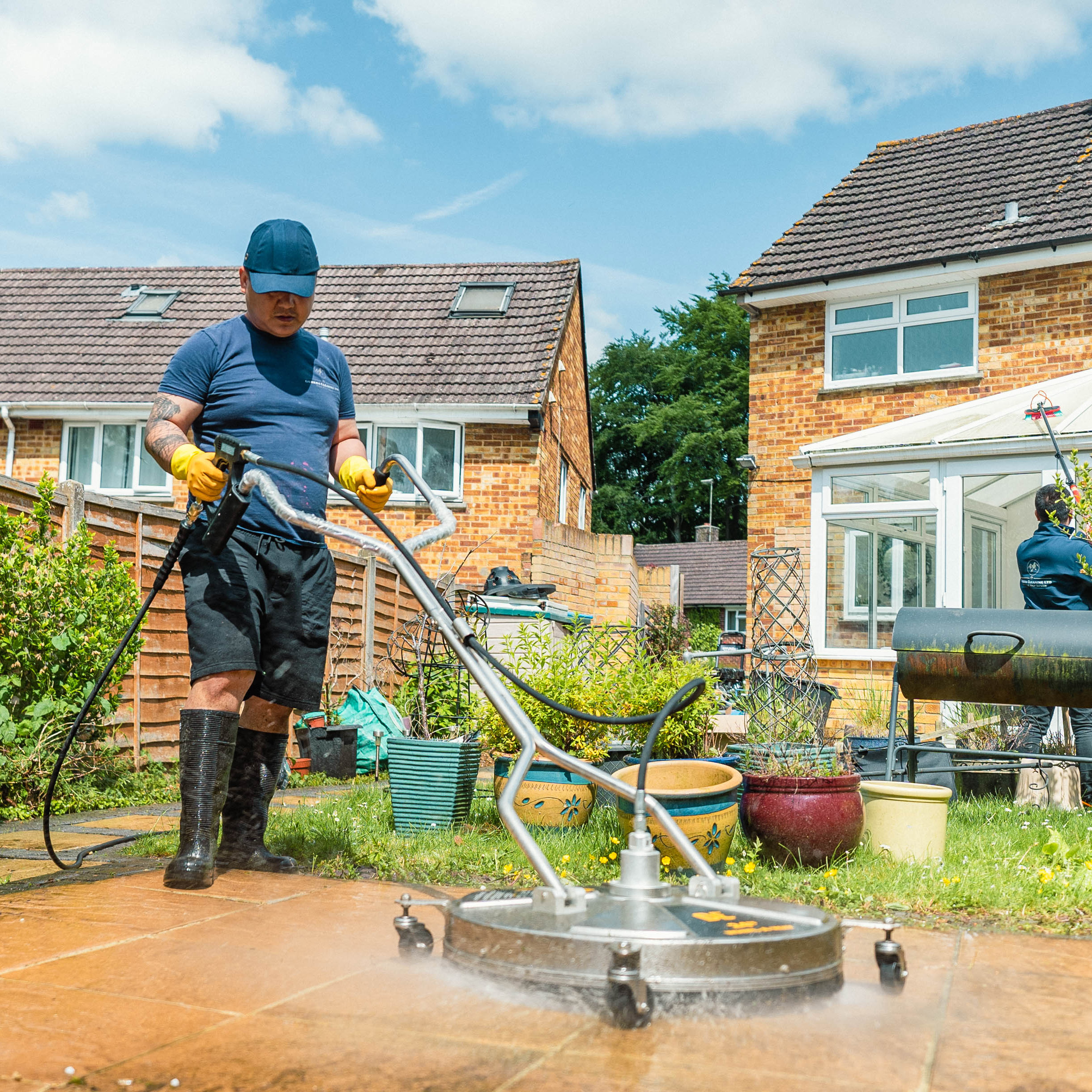 Exterior Cleaning Services - Patio cleaning